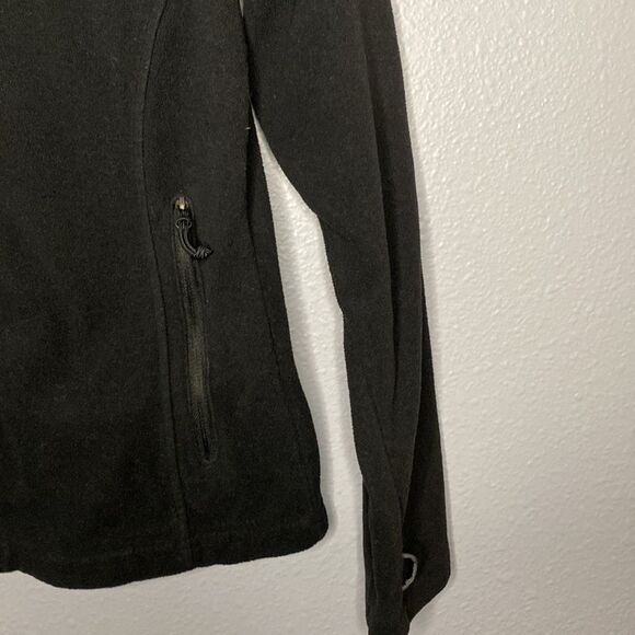 Columbia Black Full Zip Collared Fleece Size Small - Picture 8 of 12